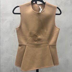 Alexander Wang Neoprene Peplum Blouse